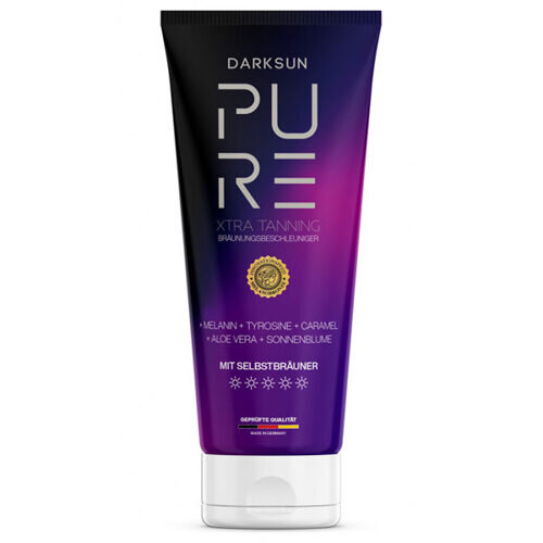 PURE XTRA TANNING M-Caramel Sonnenblume mit Selbstbräuner 125ml