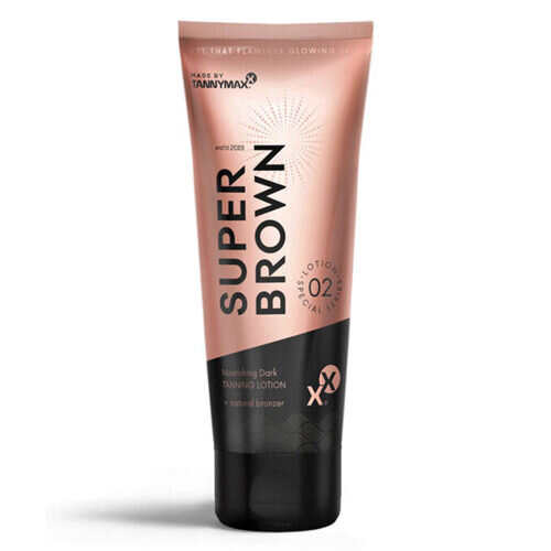 Super Brown Nourishing Dark Tanning Lotion + natürlicher Bronzer 250ml